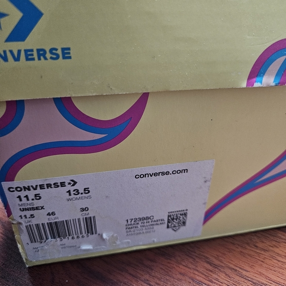 Converse Golf Le Fleur High-Tops with Pink and Purple Accents - Picture 6 of 6